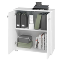 Ver imagem 2 de Armário Multiuso Mdf Branco 75x50x25cm