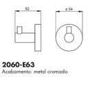 Ver imagem 2 de Cabide Delfos Eternit 2060-E63