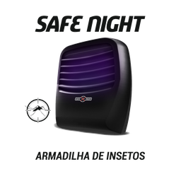 Armadilha Luminosa Mata Insetos Safe Night - Silenciosa, sem Produtos Químicos e Eficiente - 5