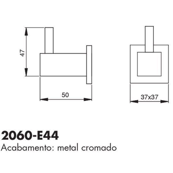 Cabide Kubica Eternit 2060-E44 - 2