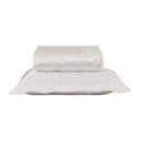 Ver imagem 3 de Kit Colcha Sultan Cetim Fashion Dupla Face Casal 3pçs 220x250 Macau Branco