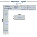 Ver imagem 5 de Cz Planejada 12 Peças com Tampo e Cristaleira e Ilha Marselha CabeCasa MadeiraOriginals Azul/Sereno