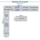 Ver imagem 5 de Cozinha Planejada 12 Peças com Tampo e Cristaleira e Ilha Marselha CabeCasa MadeiraOriginals Azul/Sereno