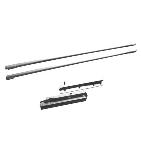 Kit Tubo Elevação Lateral H164 para Gaveta Metálica AvantBox Prata 500mm FGVTN 01 conjunto