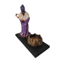 Ver imagem 6 de Nanã Buruquê Porta Vela Orixá Umbanda Candomblé Axé 15 cm Loja Mistica Porta Vela Nanã Buruquê 15 cm
