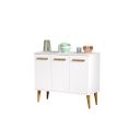 Ver imagem 1 de Balcão Armário de Cozinha Hi Estilo Retrô Cor Branco