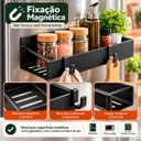Ver imagem 6 de Rack Prateleira Organizador Magnético Cozinha Geladeira Mult