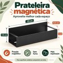 Ver imagem 3 de Rack Prateleira Organizador Magnético Cozinha Geladeira Mult