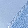 Toalha de Banho Artesanato Arteira Pintar Bordar Ponto Russo Perfeito Estilo Azul Claro - 2