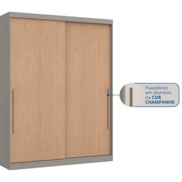 Guarda-roupa de Casal 2 Portas Elegance - 8