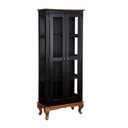 Ver imagem 7 de Cristaleira 2 Portas Vidro Madeira Versalhes Preto
