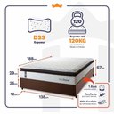 Ver imagem 4 de Cama Box Espuma San Diego Casal 138x188 Marrom King House