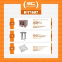 Ver imagem 5 de Kit - Forno Turbo Elétrico Fast Oven Prp-004 220v Rosa + Bancada Mes-004 + 4 Assadeiras - Progás