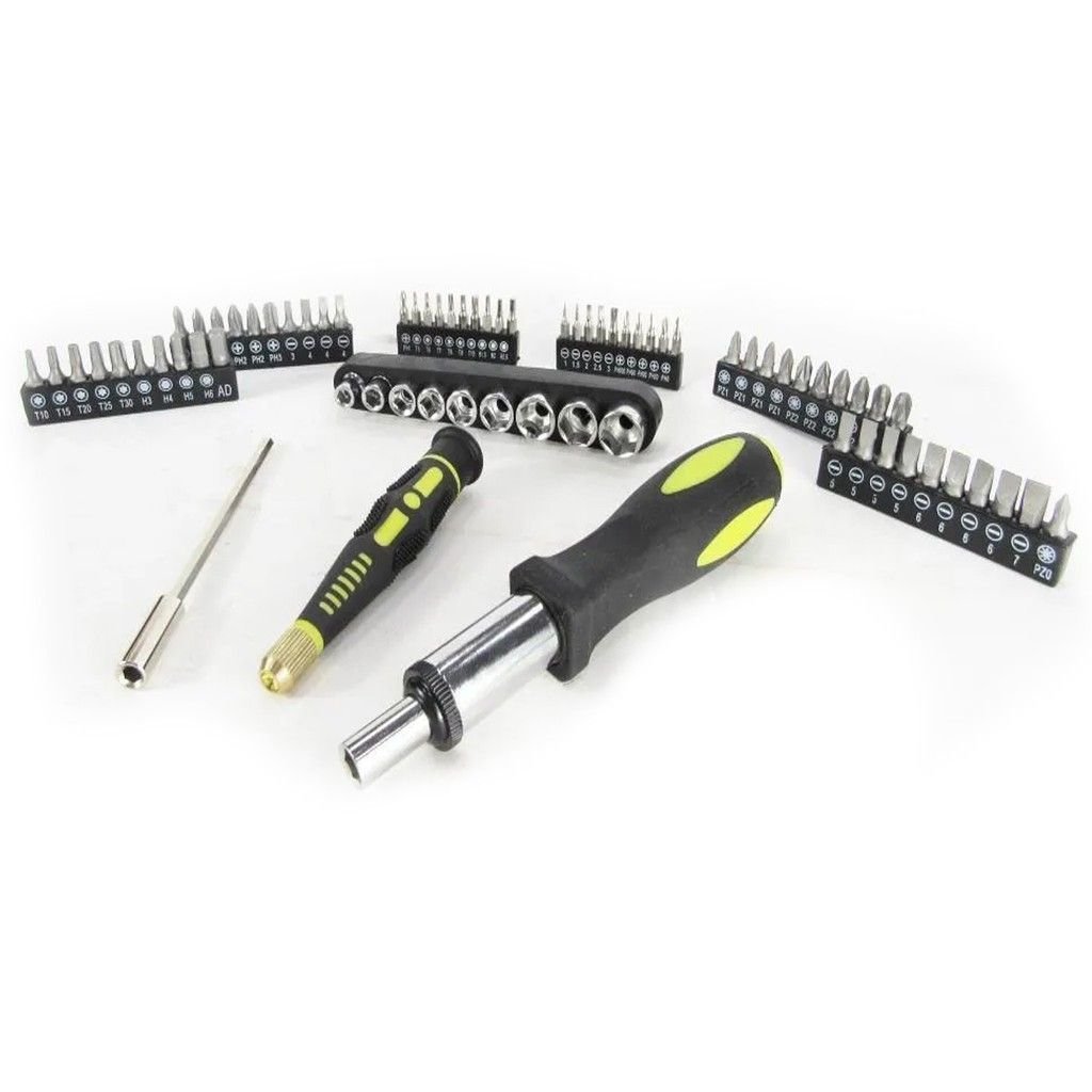 Jogo de Soquetes com Chave Catraca com 72 Peças 1/4 05517 Titanium - 2