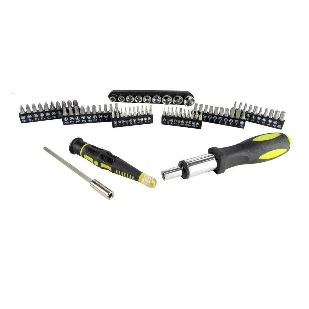 Jogo de Soquetes com Chave Catraca com 72 Peças 1/4 05517 Titanium