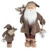 Papai Noel Natal em Pe (marrom) 45cm Florarte - 3