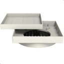 Ver imagem 2 de Kit com 3 Ralos Oculto Invisível Anti Inseto 15x15 Branco