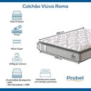 Ver imagem 6 de Colchão Viúva Mola Probel Roma (128x188x30cm)