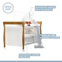 Ver imagem 2 de Quarto de Bebê Completo com Cômoda Berço com Colchão e Guarda Roupa Zara Tigus Baby Branco/amadeirad
