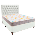 Ver imagem 1 de Cama Box + Colchão Casal D20 D20 Inducol + Cabeceira Estofada