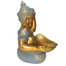 Estátua ganesha da prosperidade com gamela (30cm) Relaxar e Meditar - 2