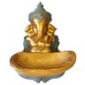 Estátua ganesha da prosperidade com gamela (30cm) Relaxar e Meditar - 1