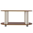Ver imagem 5 de Mesa de Centro Mdf Sala de Estar 91 Cm 4619 Cedro Off White Arly