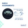 Kit Vaso Sanitário Monobloco Compacta 3/6 litros Preto - Sanit - 4