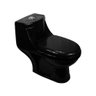 Kit Vaso Sanitário Monobloco Compacta 3/6 litros Preto - Sanit - 1