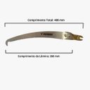 Ver imagem 2 de Podador Topman 350mm com Dente Trapezoidal e Cabeçote Universal para Vara de Manobra.