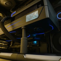 Suporte Ajustável Aduze para Placa de Vídeo Gpu Branco 12cm - 2