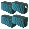 Fibra de Limpeza Pesada Verde 23 X 10 Cm - Kit 40 Unidades Buchas para Limpeza de Pisos Paredes Supe - 1
