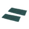 Fibra de Limpeza Pesada Verde 23 X 10 Cm - Kit 40 Unidades Buchas para Limpeza de Pisos Paredes Supe - 3