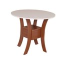 Ver imagem 3 de Conjunto Mesa Redonda Maya com 4 Cadeiras Paraty - Bagum Bege Naturalle e Off White