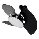 Ver imagem 3 de Ventilador de Teto Tron 130W 3 Pás Preto Aventador LED 110V
