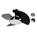 Ver imagem 4 de Ventilador de Teto Tron 130W 3 Pás Preto Aventador LED 110V