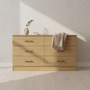 Ver imagem 4 de Cômoda Moderna 6 Gavetas 136cm Soft Soluzione Móveis