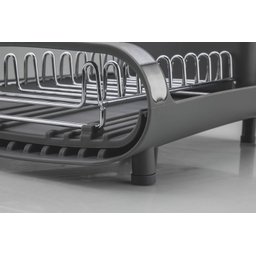 Escorredor de Louça Inox Secador e Porta Talheres Grafite Tramontina - 5