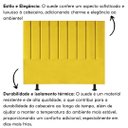 Ver imagem 5 de Cabeceira Estofada Cama Box King 195 Cm Laura Suede:amarelo