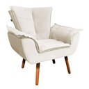 Ver imagem 3 de Kit 02 Poltronas Opala Veludo Bege