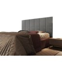 Ver imagem 1 de Cabeceira Cama Box Casal 1.38 Flora:Cinza