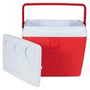 Ver imagem 1 de Caixa Térmica Cooler 26L Com Alça 35 Latas Vermelho Bel