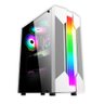 Gabinete Gamer K-mex Bifrost 6 Cg-w1a9 - Lateral em Vidro Temperado - Led Rgb - Atx - Branco - 1