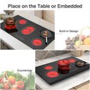 Ver imagem 4 de Vbgk Cooktop Elétrico 36" 8600w com 5 Bocas, Controle Touch e Timer (preto)