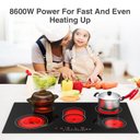 Ver imagem 3 de Vbgk Cooktop Elétrico 36" 8600w com 5 Bocas, Controle Touch e Timer (preto)