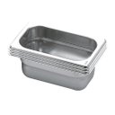 Ver imagem 2 de Conj 3 Cuba Gastronômica Inox GN 1/9x65 mm 0,60 L SEM TAMPA SB