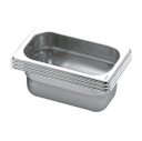 Ver imagem 2 de Conj 3 Cuba Gastronômica Inox GN 1/9x65 mm 0,60 L SEM TAMPA SB