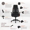 Ver imagem 3 de Cadeira Ergonômica NR17 Presidente Braços 3D Toledo Rivatti