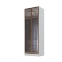 Ver imagem 2 de Guarda Roupa Ravi em Mdf 81x232,2cm 2 Portas Reflecta Branco 1111