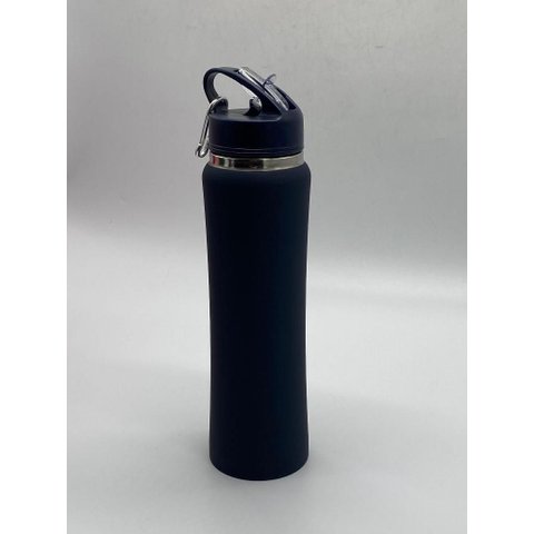 Garrafa Térmica Ms-924 700ml com Chaveiro:Azul Marinho